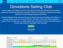 Tablet Screenshot of dovestonesc.org.uk